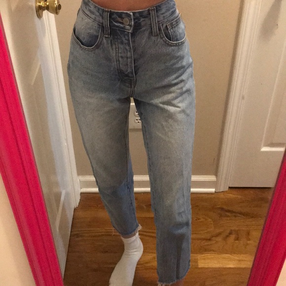 john galt light wash denim jeans